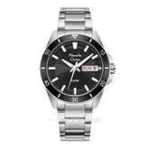 Alexandre Christie AC 6683 ME Silver Dial Black Stainless Steel